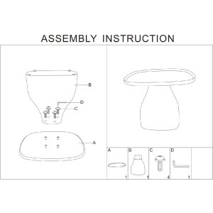Mauro Ferretti Beistelltisch Gea 48x48x50 cm gelb