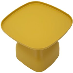 Mauro Ferretti Beistelltisch Gea 48x48x38 cm gelb