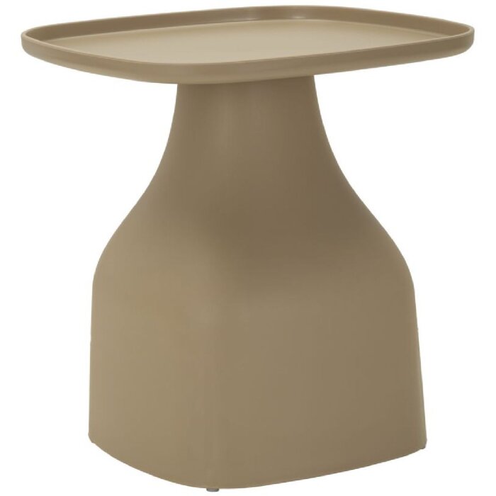 Mauro Ferretti Masă laterală Gea 48x48x50 cm gri