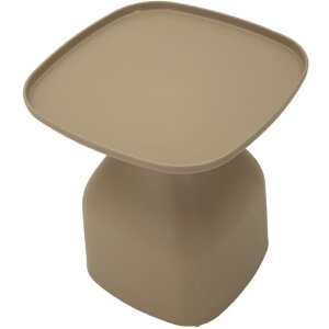 Mauro Ferretti Masă laterală Gea 48x48x50 cm gri