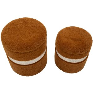 Saint-Moritz Aufbewahrungshocker Set 2tlg Ø40x47cm...