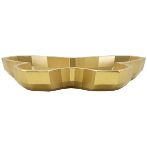 Bol Butterfly 20,5x17,5x3 cm auriu, decor fluture