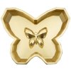 Bol Butterfly 20,5x17,5x3 cm auriu, decor fluture