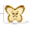 Bol Butterfly 20,5x17,5x3 cm auriu, decor fluture