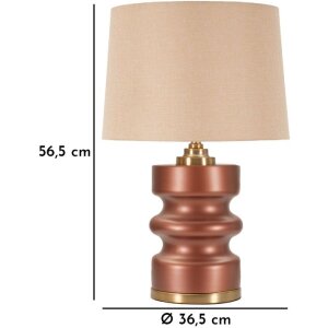 Rosenthal Lampă de masă din sticlă Maro Auriu Ø36.5x56.5cm E27 max 40W