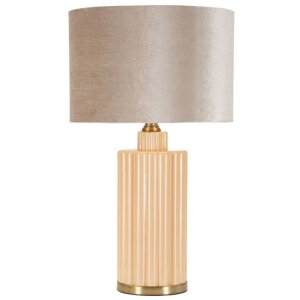 Mauro Ferretti Tischlampe Perly Ø 40,5x69,5cm Glas Gold E27 40W