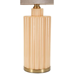 Mauro Ferretti Tischlampe Perly Ø 40,5x69,5cm Glas Gold E27 40W