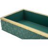 Mauro Ferretti Cutie de Depozitare Grent Verde-Auriu 18,8x6,4x10,8 cm