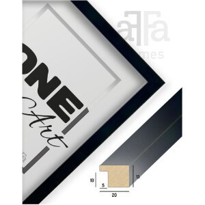 Rama foto FramesFactory Hekla 15x21 cm negru