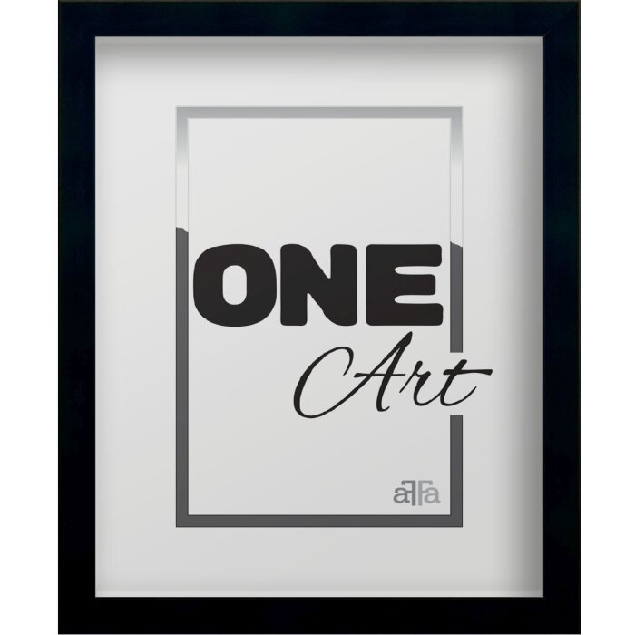 FramesFactory Ramă Foto Hekla 21x29,7 cm Negru MDF