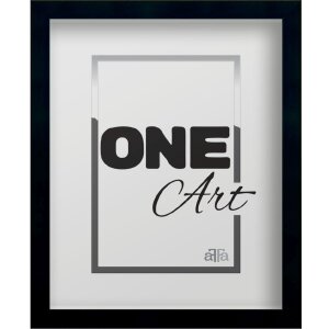 FramesFactory Ramă Foto Hekla 21x29,7 cm Negru MDF