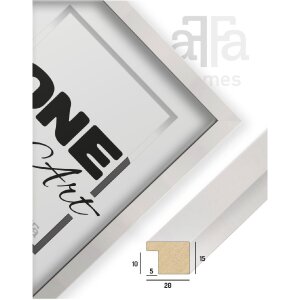 Rama Foto FramesFactory Hekla 10x15 cm Albă