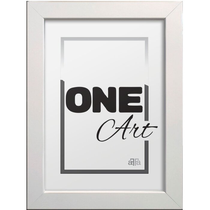 FramesFactory Ramă Foto Hekla 15x21 cm Alb