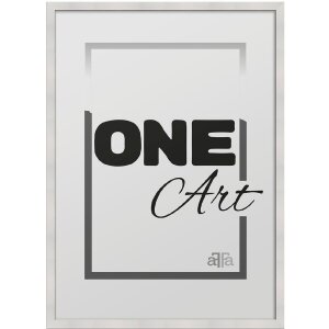 Ramă foto FramesFactory Hekla 70x100 cm alb, MDF, sticlă...