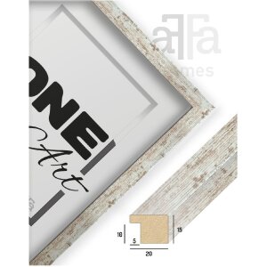 FramesFactory Hekla Ramă Foto 42x59,4 cm Vintage White Wash