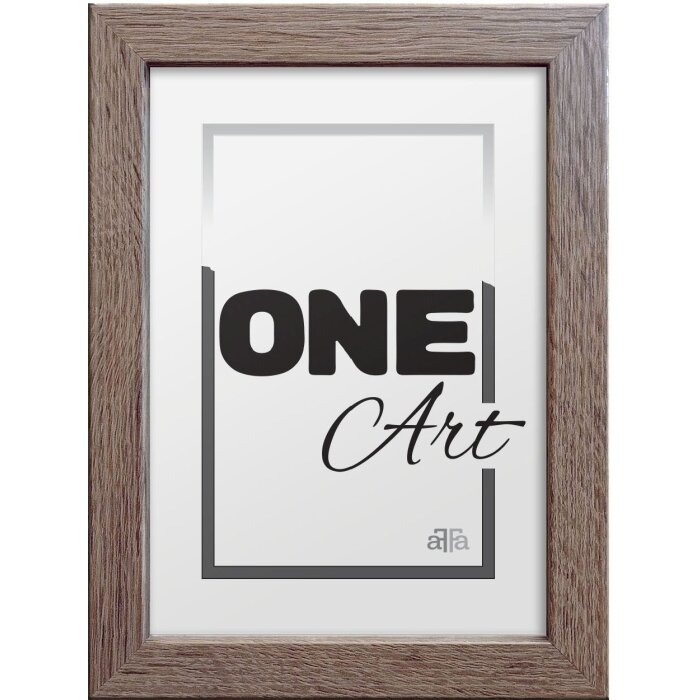 FramesFactory Ramă Foto Hekla 13x18 cm Stejar Fumuriu