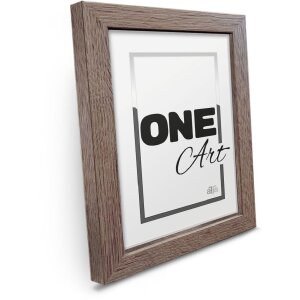 FramesFactory Ramă Foto Hekla 13x18 cm Stejar Fumuriu