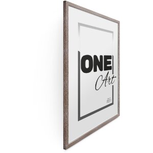 FramesFactory Hekla 60x80 cm Smoke Oak Ramă Foto MDF