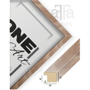 FramesFactory Ramă Foto Hekla 21x29,7 cm Stejar Spălat