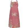 Clayre & Eef FFA41P Schürze Rosa 70x85 cm Romantisches Blumendesign Baumwolle
