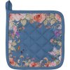 Clayre & Eef FFA45BL Topflappen Floral Romance Blau 20x20 cm Baumwolle
