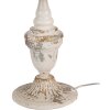 Clayre & Eef Tischlampe Ø36x55cm E27 60W Beige Grau Vintage-Stil