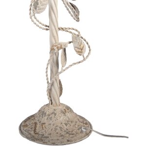 Clayre & Eef Lampă de masă Beige-Gri Vintage 35x19x62cm