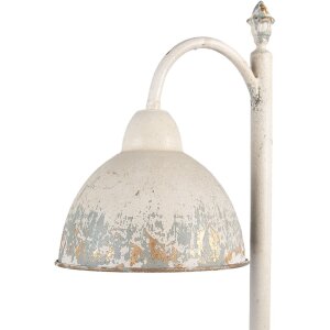 Clayre & Eef 5LMC0052 Tischlampe Antik-Beige Grau...