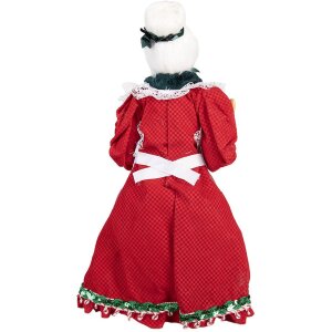 Clayre & Eef 66226 Decorațiune Moș Crăciuniță 18x18x46 cm