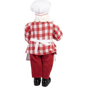 Clayre & Eef Moș Crăciol Păstrător de Prăjituri 45 cm