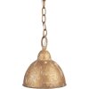 Clayre & Eef Lampă Suspendată Ø20x22cm E14 Vintage Auriu cu Patină