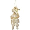 Clayre & Eef Deko-Anhänger Elfe 66217 Beige-Gold 28 cm