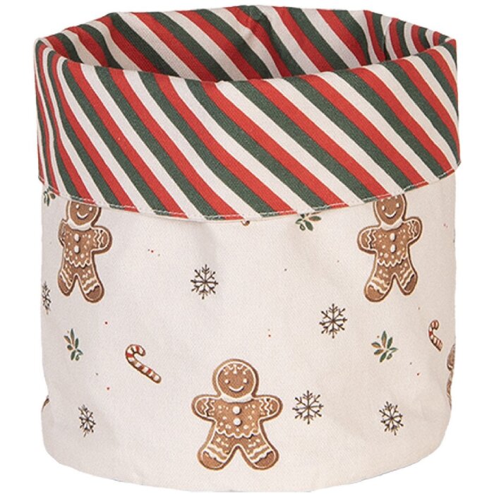 Clayre & Eef CGM50 Coș pentru pâine 15x16 cm Bej Maro