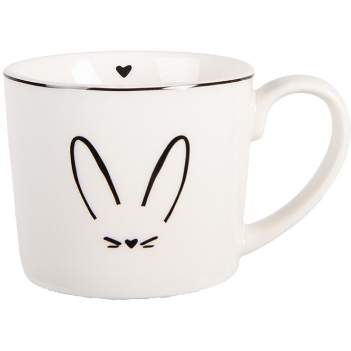 Clayre & Eef Cană Porțelan 275ml 12x8x7 cm