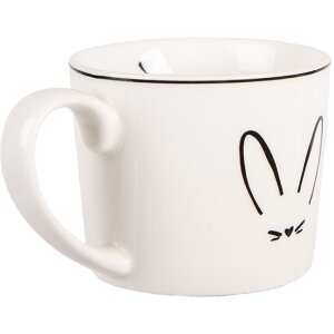 Clayre & Eef Cană Porțelan 275ml 12x8x7 cm