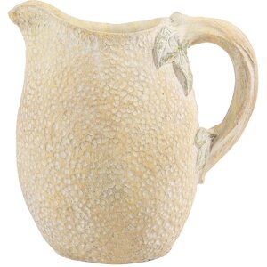 Vas decorativ Clayre & Eef Galben și Verde 20x15x20 cm