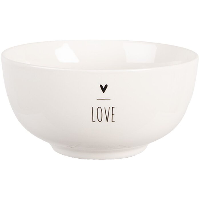 Clayre & Eef Bol Porțelan Ø 14x7 cm, 500 ml