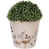 Clayre & Eef 6CELFJ0001XL Dekoration Blumentopf Ø 21x20 cm Beige Braun