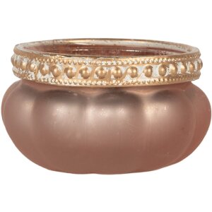 Clayre & Eef 6GL5212 Teelichthalter Rosa Gold...