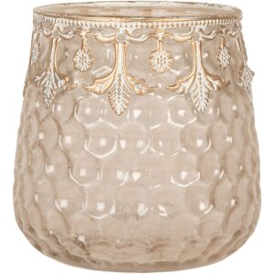 Clayre & Eef 6GL5225 Teelichthalter Ø 10x10 cm...