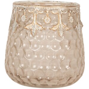 Clayre & Eef 6GL5225 Teelichthalter Ø 10x10 cm...