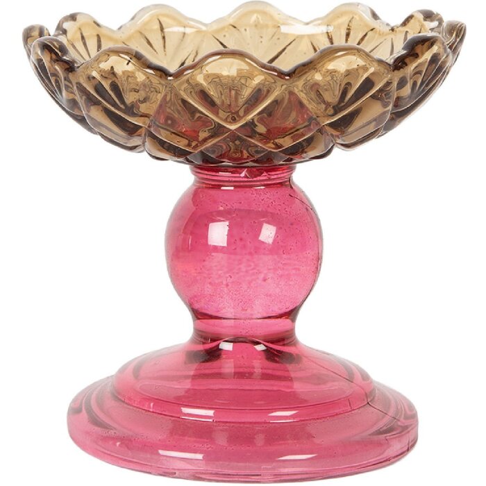 Clayre & Eef 6GL5341 Teelichthalter Ø 10x9 cm