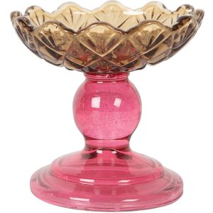 Clayre & Eef 6GL5341 Teelichthalter Ø 10x9 cm