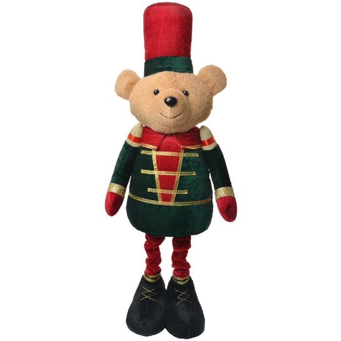 Urs Decorativ Clayre & Eef 50825 Maro și Roșu