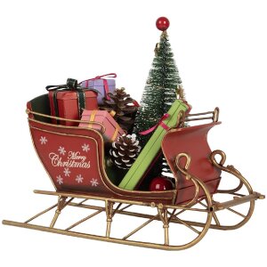 Clayre & Eef 6Y5869 Decorațiune Sani Roșu Auriu...