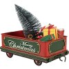 Clayre & Eef 6Y5872 Vagon Decorativ de Crăciun Roșu 31x15x25 cm