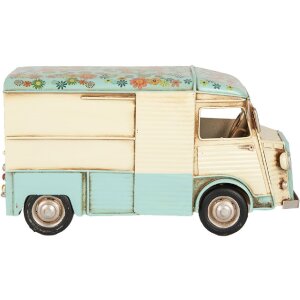 Clayre & Eef 6Y5877 Dekoration Foodtruck 26x14x14 cm Beige Blau