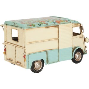 Clayre & Eef 6Y5877 Dekoration Foodtruck 26x14x14 cm Beige Blau