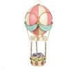 Clayre & Eef 6Y5878 Dekoration Heißluftballon Ø 14x29 cm Rosa Beige