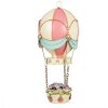 Clayre & Eef 6Y5878 Dekoration Heißluftballon Ø 14x29 cm Rosa Beige